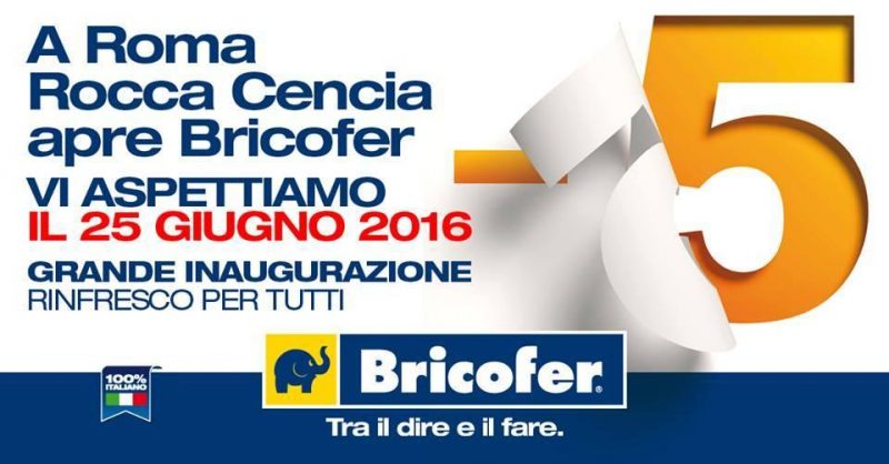 Bricofer, nuova apertura