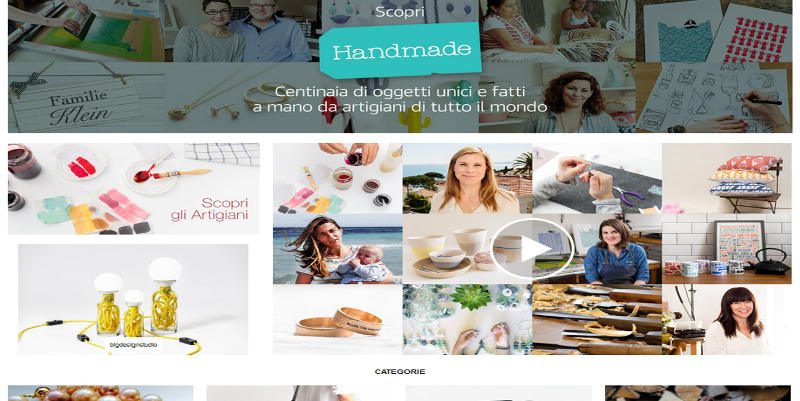 Handmade di Amazon, per gli artigiani