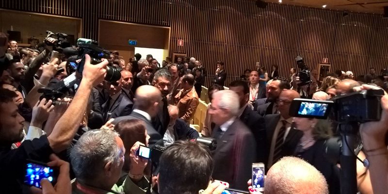 Il presidente Mattarella al Salone del Mobile di Milano
