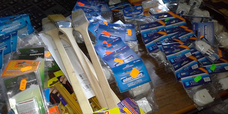 Sequestrati 600 prodotti per la casa