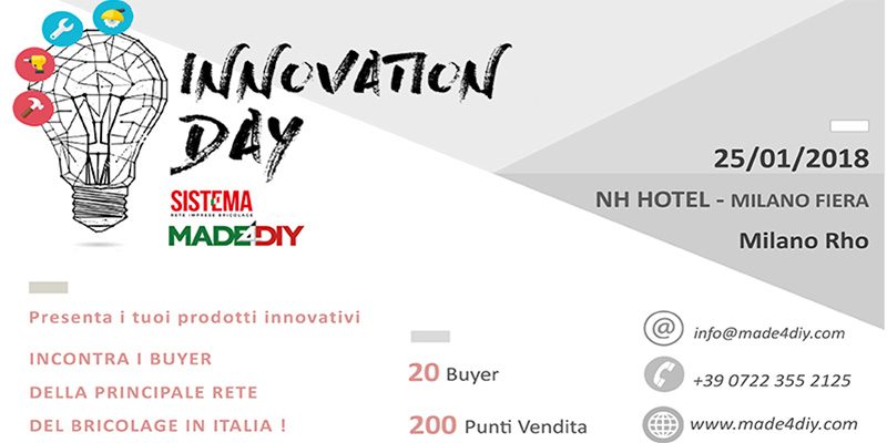 Made4Diy e Sistema per Innovation Day
