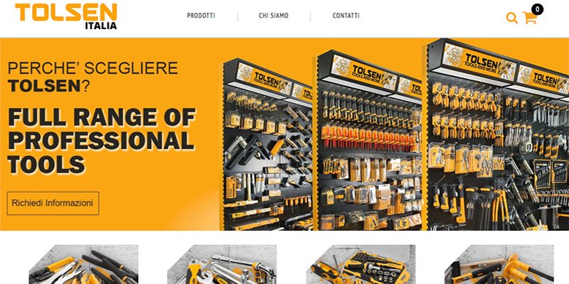 Tolsen, l’acquisto rapido si fa via web