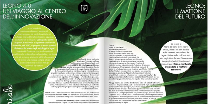 Legno 4.0, il nuovo magazine di Conlegno