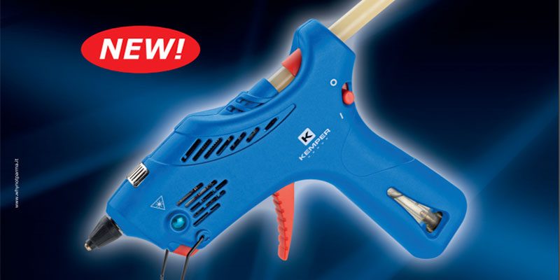 La comodità del gas in una pistola per colla