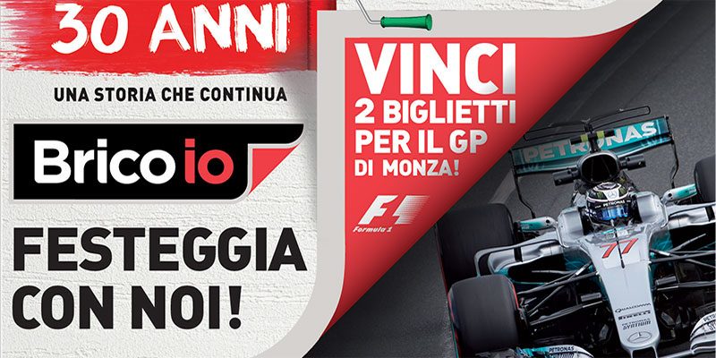 Il concorso Bricoio premia con il GP di Monza