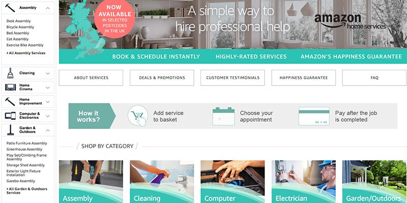 Arriva Amazon Home Services in UK