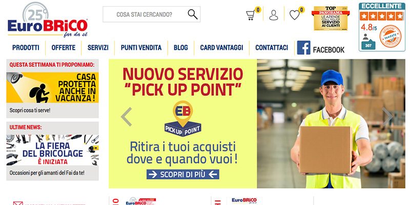 Eurobrico è “click&collect”
