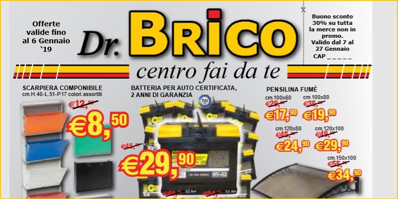 Dr Brico, un nuovo centro fai da te (con Evoluzione Brico)