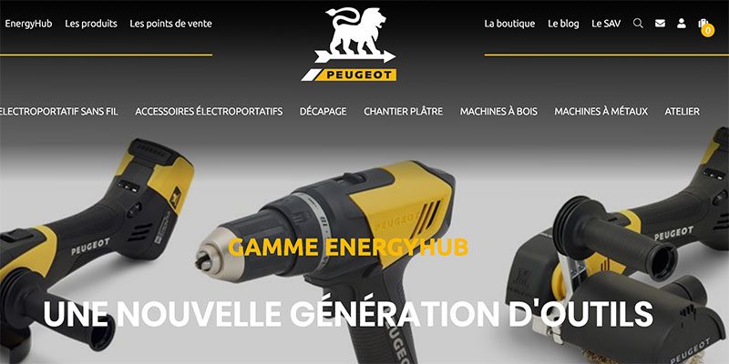 Peugeot EnergyHub: 12 elettroutensili, nuovo logo e nuovo sito