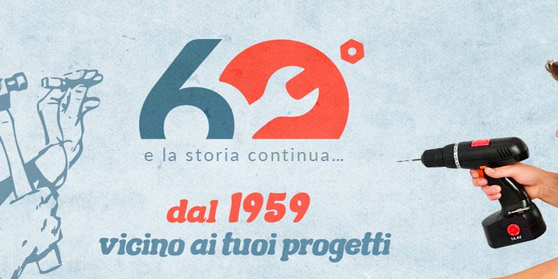 BricoBravo, un logo per il 60° compleanno