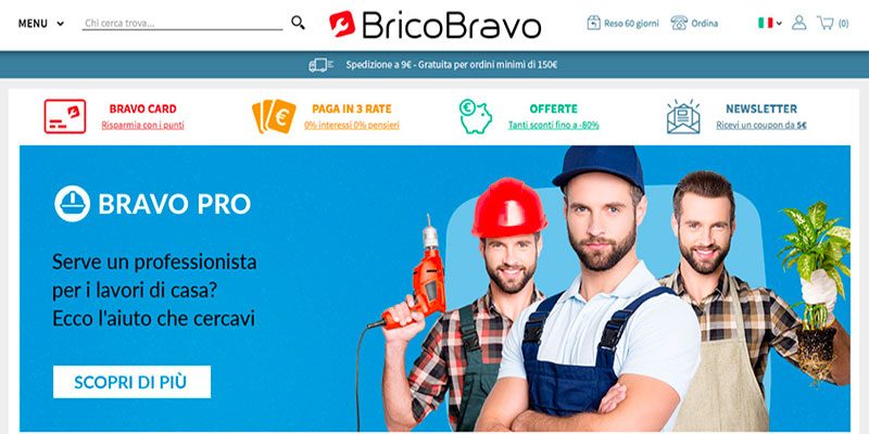 Con BricoBravo nasce Bravo Pro