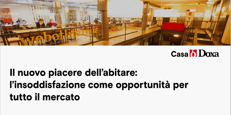 CasaDoxa 2019: la maggioranza degli italiani è insoddisfatta della propria casa
