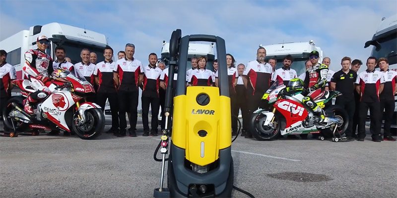 Lavor e la Moto GP in un video