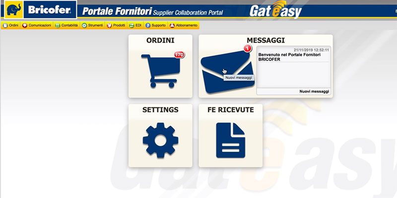 Il nuovo Portale Fornitori Bricofer