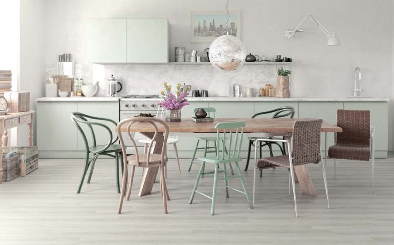 Il pavimento vinilico SPC di Kimono