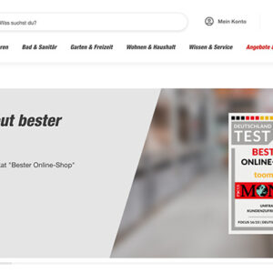 In Germania, Toom.de è il miglior negozio on line
